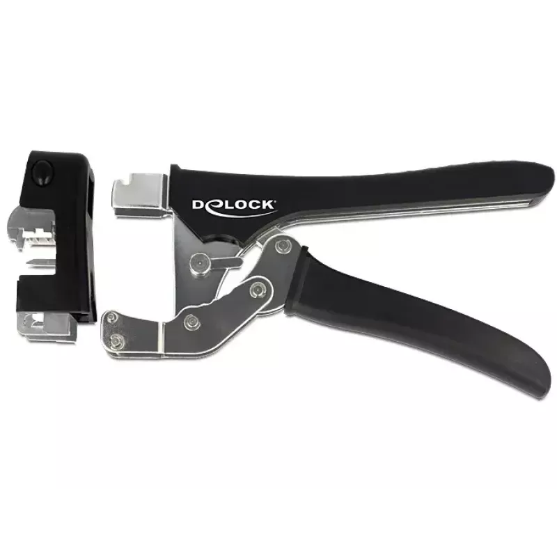 Kabelcrimpzange DeLOCK 86211 Schwarz