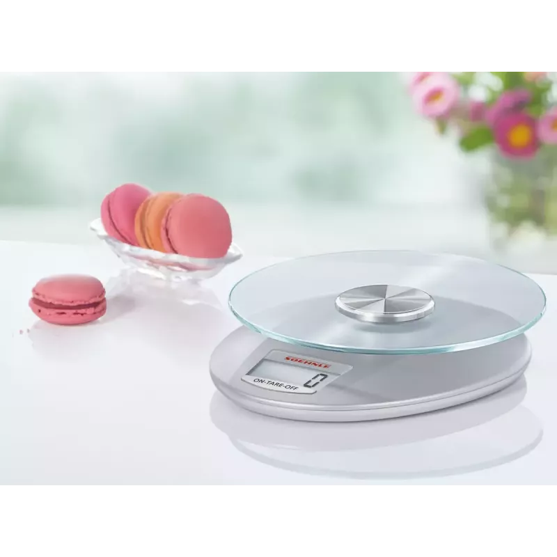 Elektronische Küchenwaage Soehnle Roma Silber