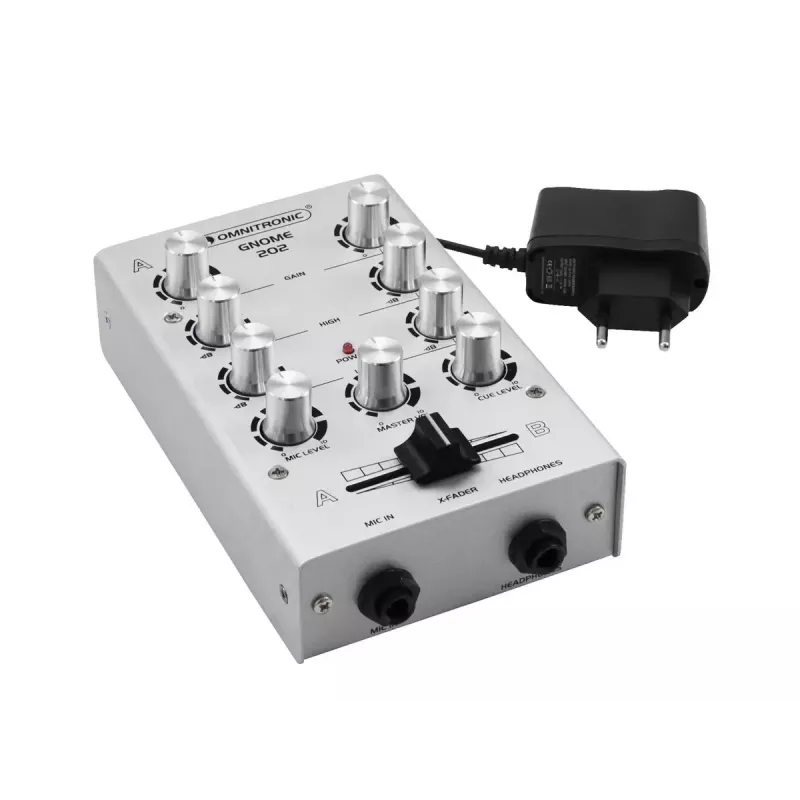 Audio Mixer Omnitronic 10006881 2 Kanäle 20 - 20000 Hz Silber