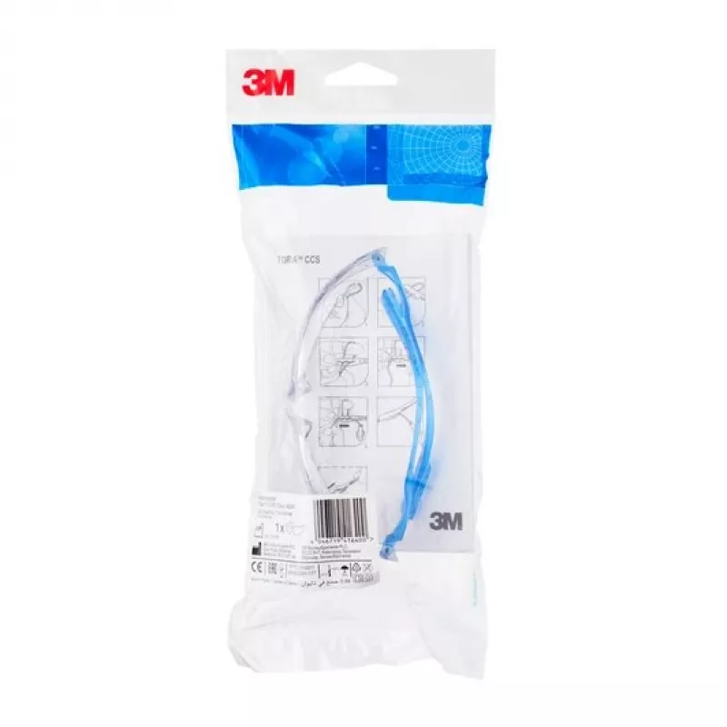 3M DE272944732 Sicherheitsbrille Schutzbrille Polycarbonat (PC) Blau