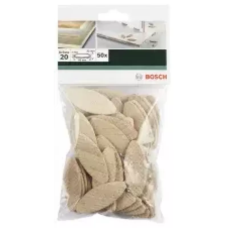 Bosch 2609256602 Dübel 5 Stk. Holz-Biscuit