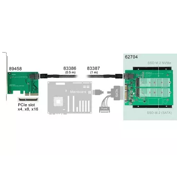 Interner M.2 Adapter DeLOCK 62704