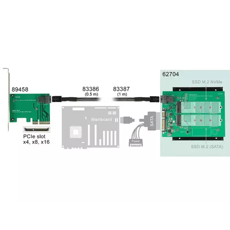 Interner M.2 Adapter DeLOCK 62704