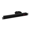 Stromverteilereinheit Eurolite 30240215 8 AC-Ausgänge 1U Schwarz