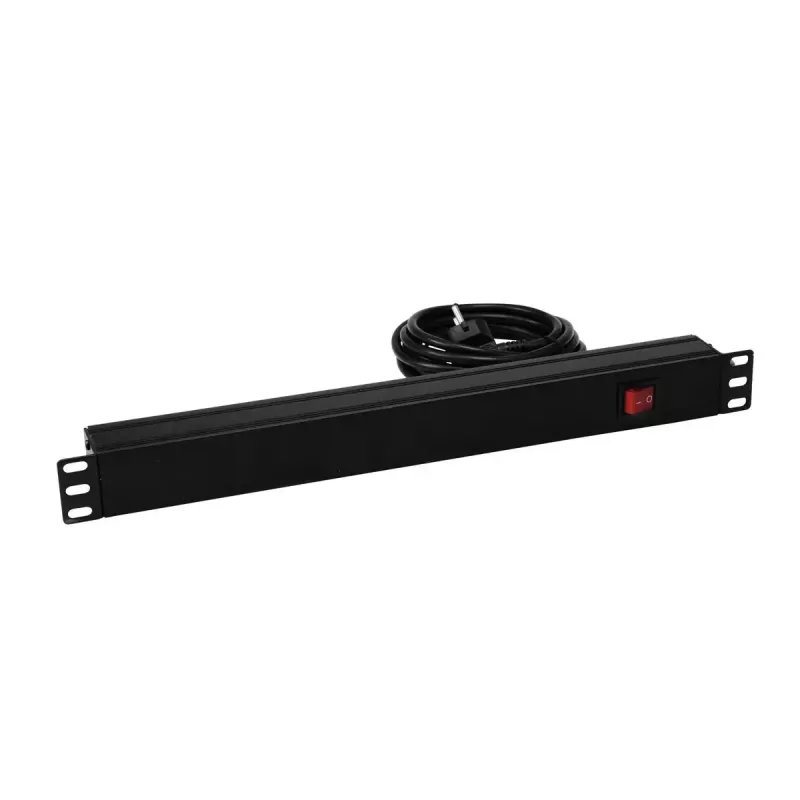 Stromverteilereinheit Eurolite 30240215 8 AC-Ausgänge 1U Schwarz