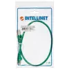 Intellinet Netzwerk-Patchkabel, Cat6, 0,5 m, Grün, Kupfer, S/FTP, LSOH/LSZH, PVC, RJ45, vergoldete Kontakte, Snagless, Booted, lebenslange Garantie