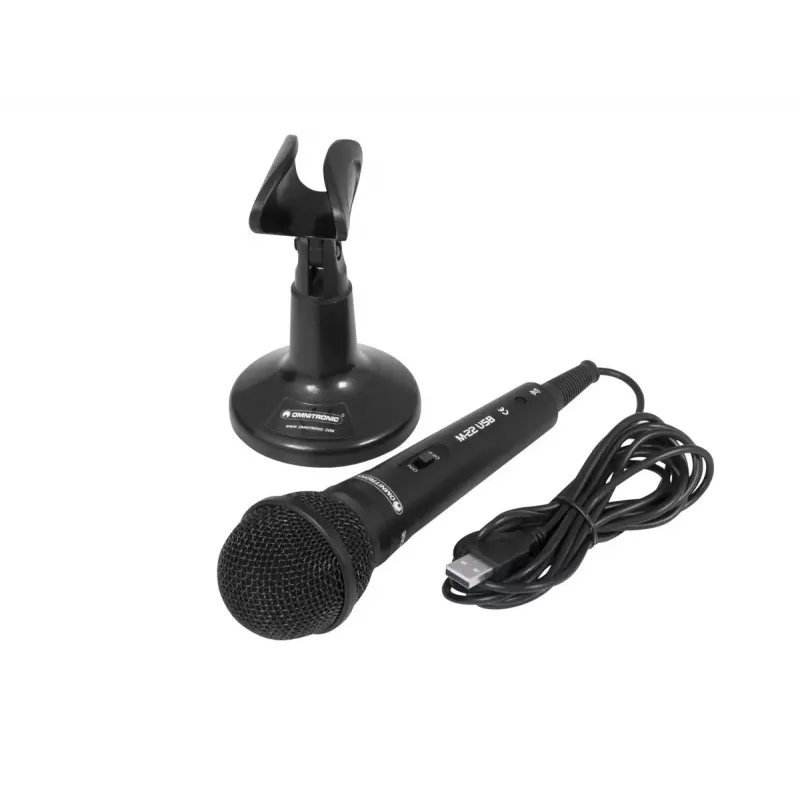 Studiomikrofon Omnitronic 13000419 Schwarz