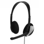 Hama Essential HS 200 Headset Kabelgebunden Head-band Anrufe/Musik Schwarz, Silber