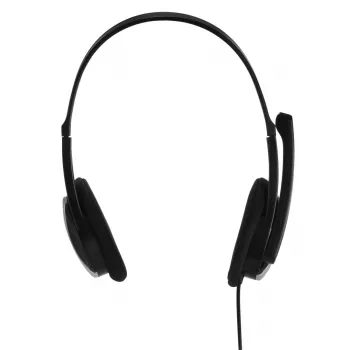 Hama Essential HS 200 Headset Kabelgebunden Head-band Anrufe/Musik Schwarz, Silber
