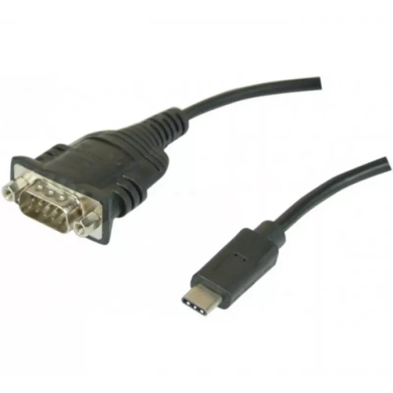 Hypertec 040331-HY serielles Kabel Schwarz USB-C RS-232