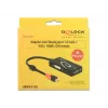Laptop-Dock DeLOCK 62855 Kabelgebunden Schwarz