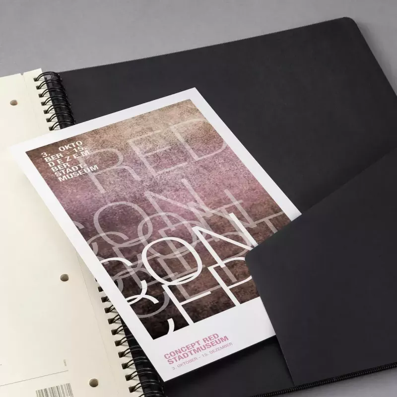 Schreibblock Sigel CONCEPTUM A4 160 Blatt Schwarz