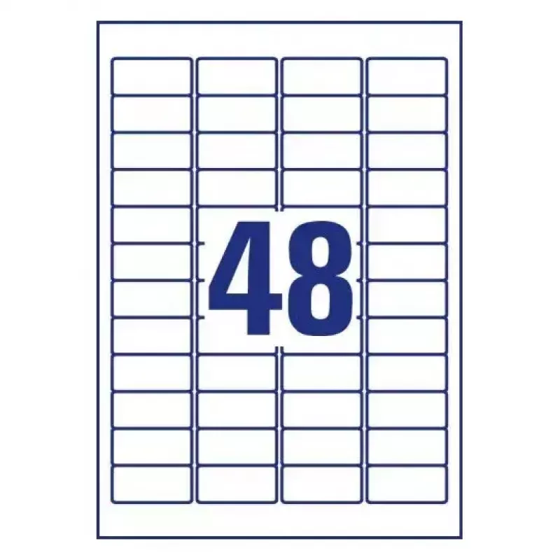 Selbstklebendes Druckeretikett Avery L7911-40