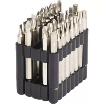 Schraubendreherbitsatz KS Tools 911.7550 — 32 Stück, Nickel, 75 mm, 1/4 Zoll (25,4/4 mm) Sechskantschaft