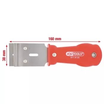 Handschaber KS Tools 911.8126 Länge 160 mm Gewicht 90 g