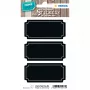Selbstklebeetikett HERMA 15413 Permanent Schwarz 6 Stück