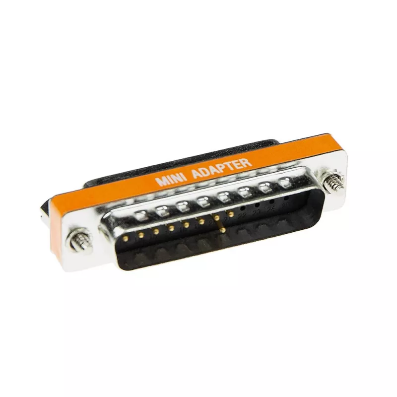 ACT D-Sub-Nullmodem-Adapter 25-polig Stecker auf 25-polig Buchse