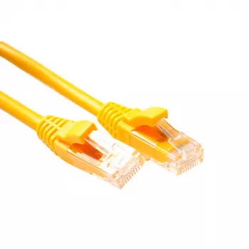 ACT Gelb 2 Meter U/UTP CAT5E Patchkabel Komponentenebene mit RJ45-Steckern