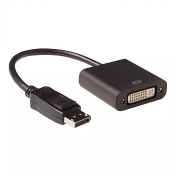 Adapterkabel DisplayPort-Stecker auf DVI-Buchse ACT AK3985 0,15 m