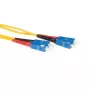 ACT 7 Meter LSZH Singlemode 9/125 OS2 Glasfaser-Patchkabel Duplex mit SC-Steckern