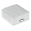 Aufputz-geschirmte Anschlussdose ACT FA7004, 2-Port CAT6A