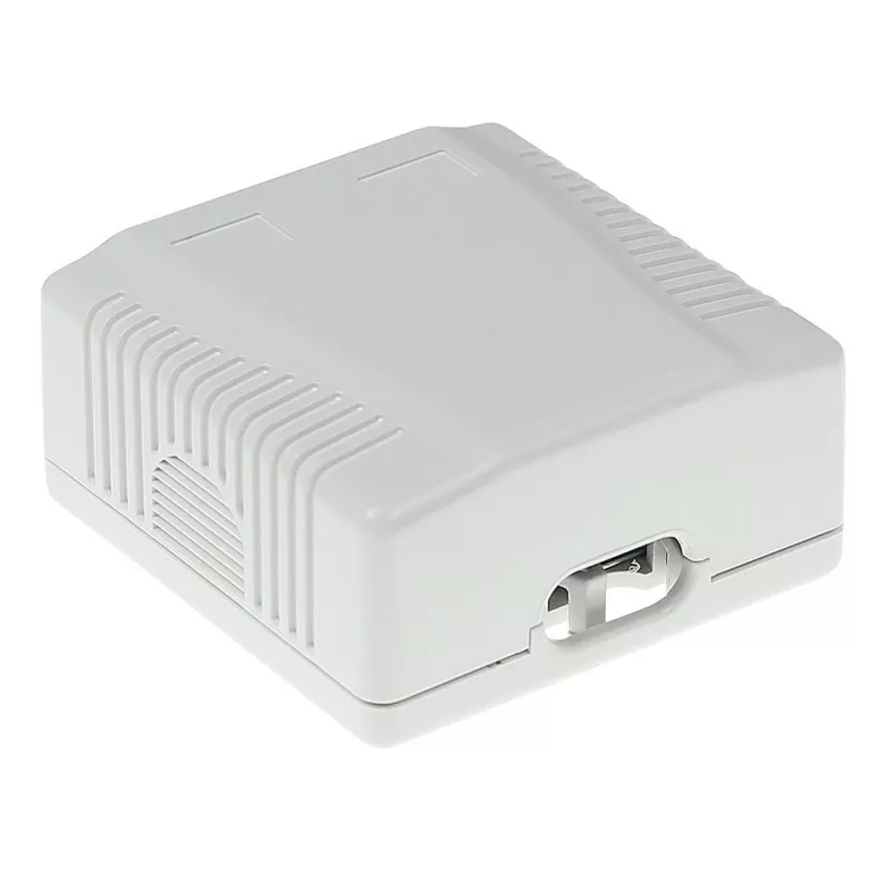Aufputz-geschirmte Anschlussdose ACT FA7004, 2-Port CAT6A