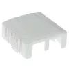 Aufputz-geschirmte Anschlussdose ACT FA7004, 2-Port CAT6A