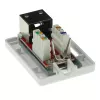 Aufputz-Abschirmgehäuse ACT FA7005 — 1-Port, Cat6A