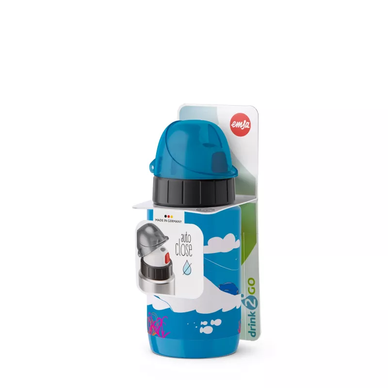 EMSA DRINK2GO 518359 Trinkflasche Täglicher Gebrauch 400 ml Edelstahl Blau