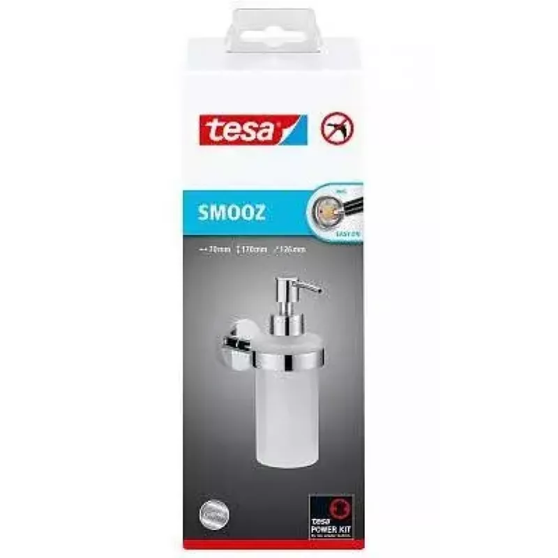 Seifenspender TESA Smooz 0,2 L Silber Weiß