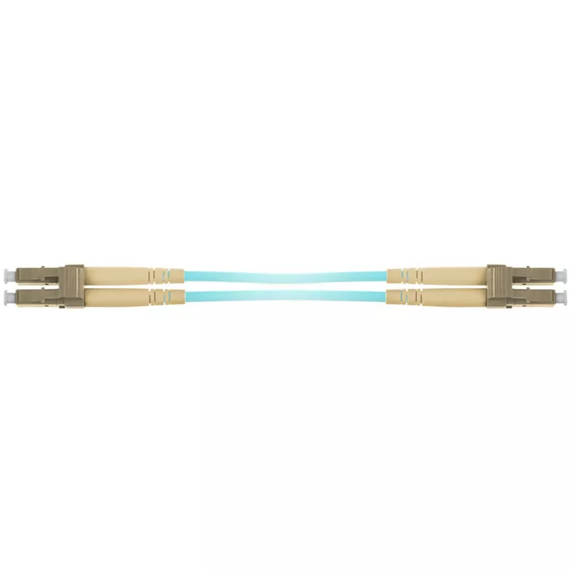 ACT 10 Meter Multimode 50/125 OM3 Duplex Panzer-Lichtwellenleiter-Patchkabel mit LC-Steckern