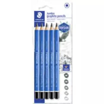Pencil Staedtler Mars Lumograph Jumbo Multi 5 pcs