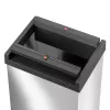 Rechteckiger Schwingdeckel-Mülleimer L Hailo Big-Box