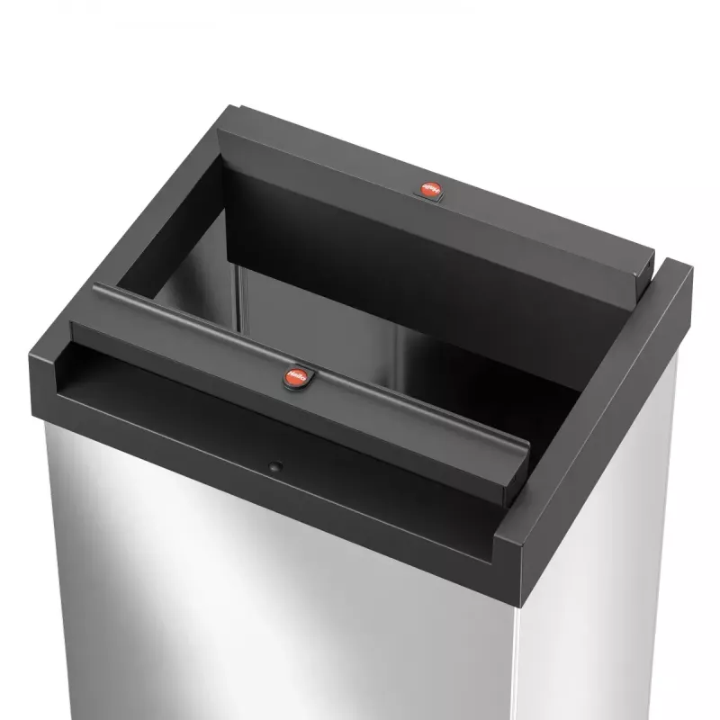 Rechteckiger Schwingdeckel-Mülleimer L Hailo Big-Box