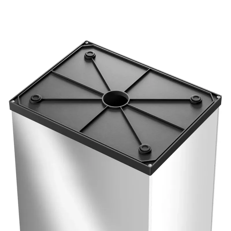 Rechteckiger Schwingdeckel-Mülleimer L Hailo Big-Box