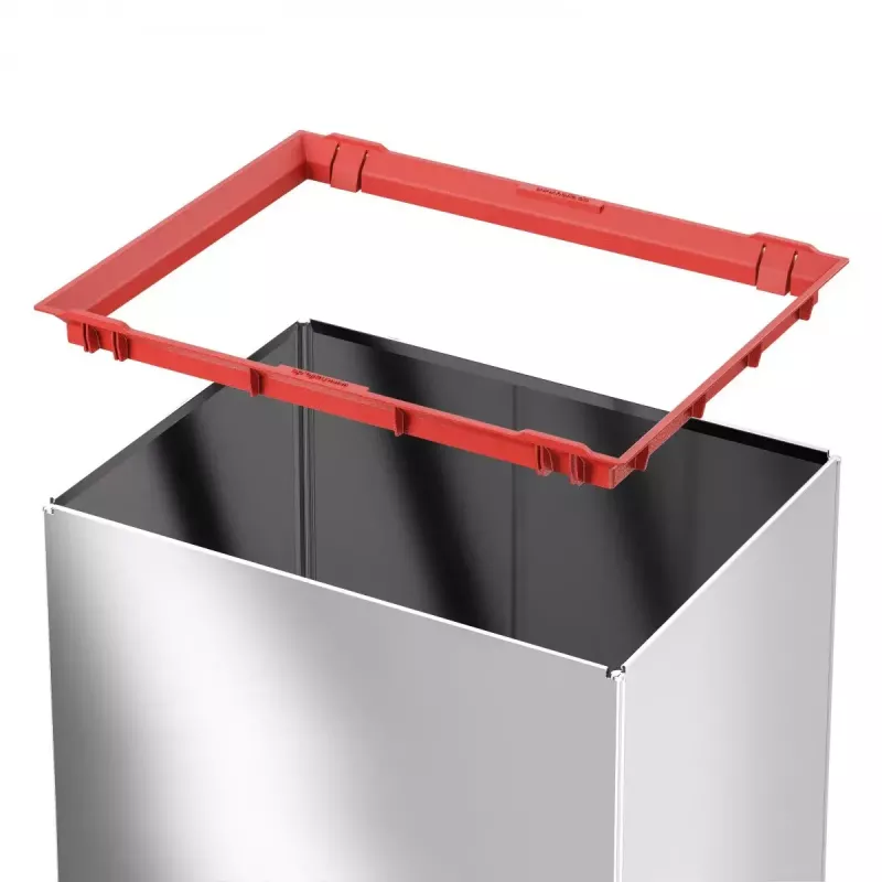 Rechteckiger Schwingdeckel-Mülleimer L Hailo Big-Box
