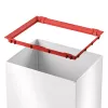 Hailo Big-Box Swing L Rechteckiger Stahlabfalleimer Weiß