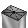 Hailo Big-Box Swing L Rechteckiger Stahl Abfalleimer Silber