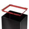 Rechteckiger Stahlabfalleimer Hailo Big-Box Swing L