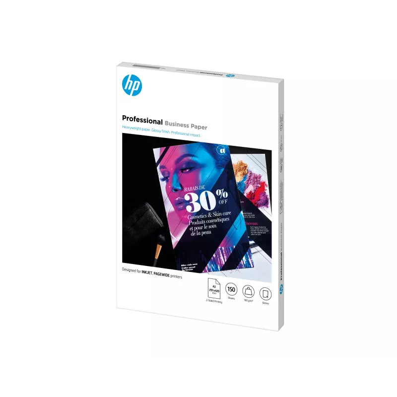 HP Professional Multi-use Glossy FSC Papier A3, 180 g/m², 150 Blatt
