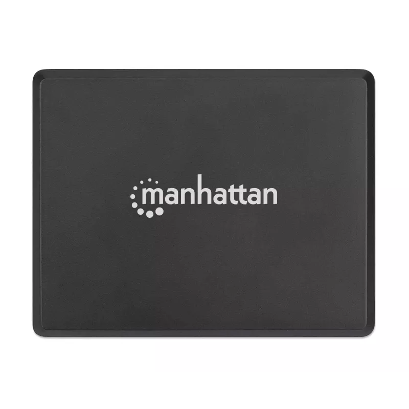Manhattan Smart Video Multiport Dock, Anschlüsse (x5): HDMI-Anschluss, USB-A (x2), USB-C (x2), mit Power Delivery zum USB-C-Anschluss, interne Stromversorgung, ultrakompakt, abnehmbares Netzkabel, schwarz, drei Jahre Garantie, Einzelhandelsbox