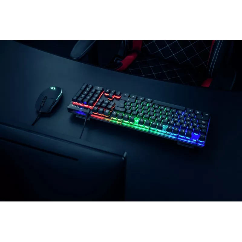 Trust GXT 838 Azor Tastatur und Maus Gaming USB Deutsch Schwarz