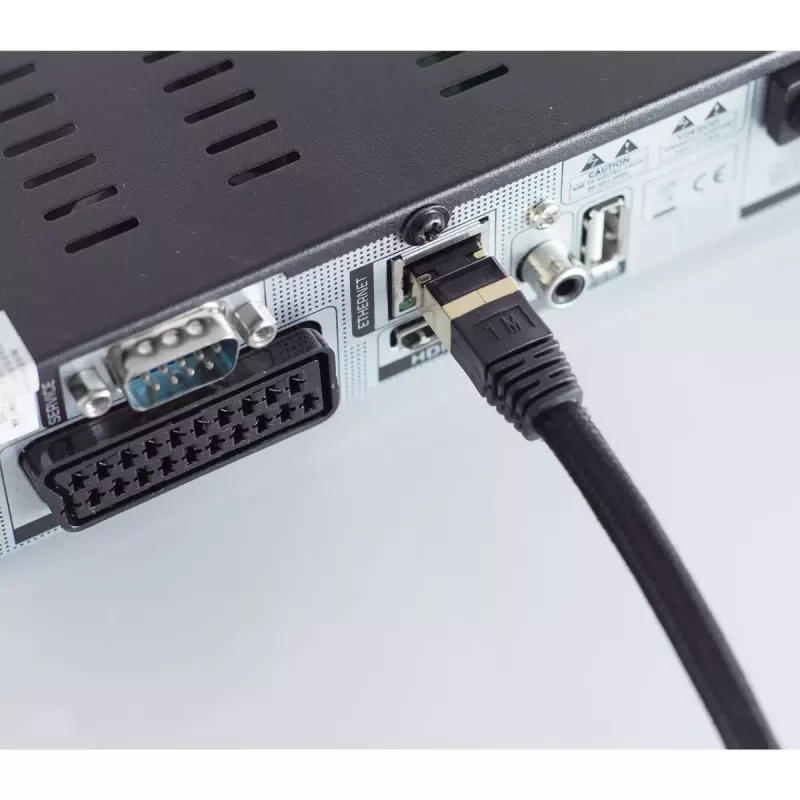 Netzwerkkabel ShiverPeaks BS20-60065 Schwarz 7,5m Cat6a S/FTP