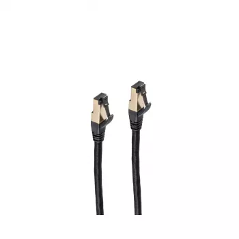 Netzwerkkabel ShiverPeaks BS20-60065 Schwarz 7,5m Cat6a S/FTP