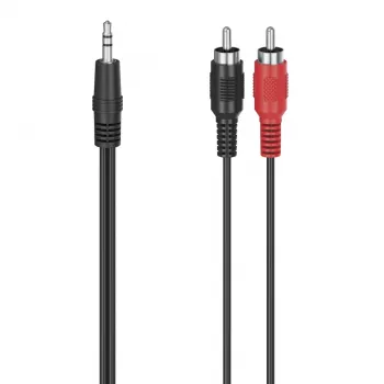 Hama 00305031 Audiokabel 1,5 m 3,5mm Klinke RCA Schwarz