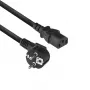 ACT Powercord Netzkabel CEE 7/7 Stecker (gewinkelt) - C13 schwarz 2 m