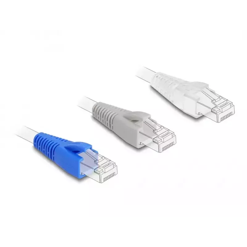 DeLOCK Zugentlastung für RJ45-Stecker schneidbar Set 50 Stück farbig