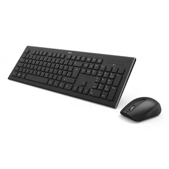 Hama Cortino Tastatur Maus enthalten Home/Office RF Wireless QWERTY Ukrainisch Schwarz