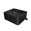 ICY BOX IB-MPS2220B-CH Stromverlängerung 1,9 m 2 AC-Steckdosen Innenbereich Schwarz