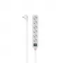 Hama 00223007 Stromverlängerung 1,4 m 6 AC-Ausgänge Innenbereich Weiß